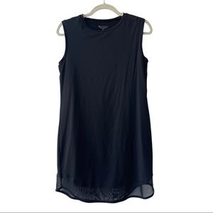 Athleta Black Tennis Mesh Athletic Mini Dress